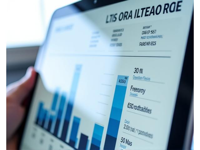 効率的な操業計画を示すダッシュボード画面