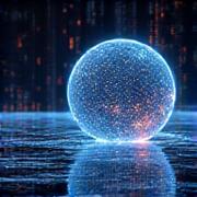 複雑な海洋データを可視化したディスプレイ