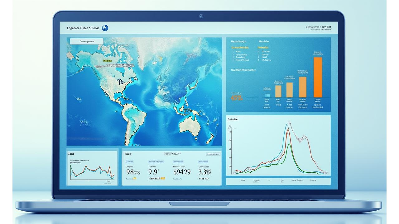 海洋データカスタムダッシュボードのスクリーンショット