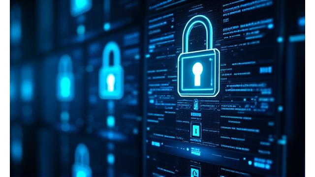 多層的なセキュリティロックとデータ暗号化のコンセプト